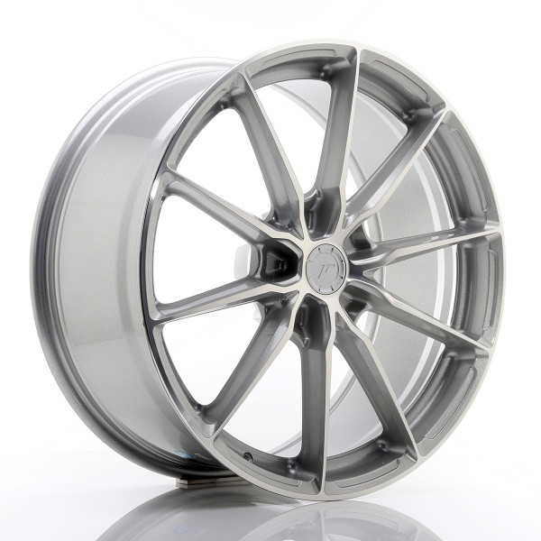 Japan Racing Felge JR37 20x9 ET20-45 5H BLANK Silver Machined Face