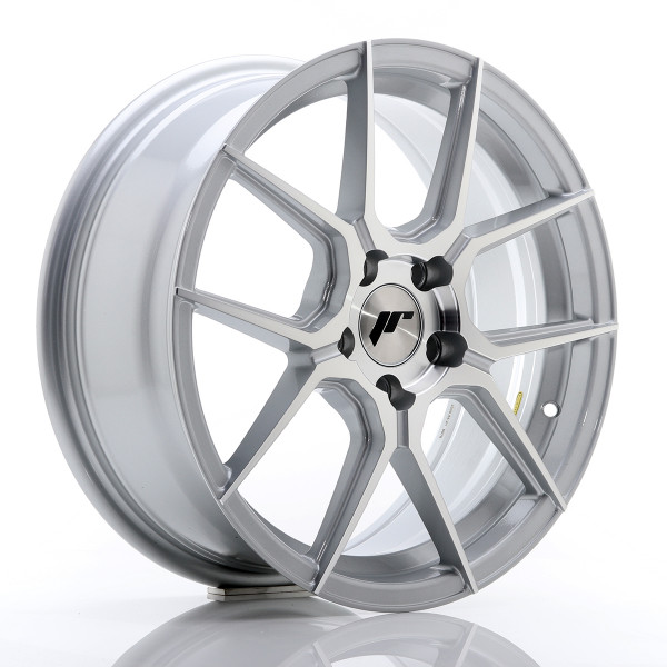 Japan Racing Felge JR30 17x7 ET40 5x112 Silver Machined Face