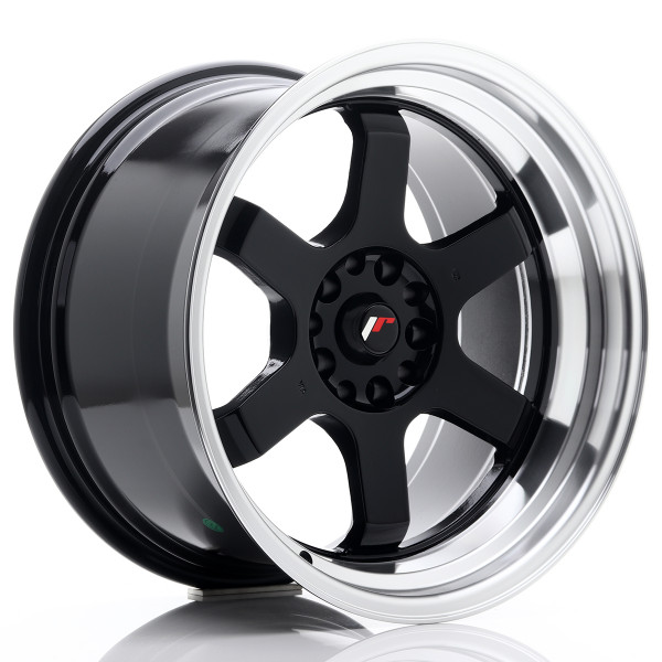 Japan Racing Felge JR12 18x10 ET20 5x114/120 Gloss Black w/Machined Lip