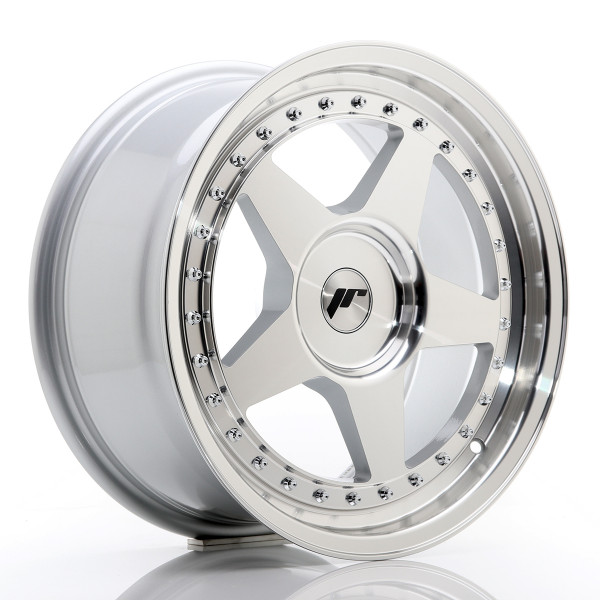 Japan Racing Felge JR6 17x8 ET20-35 BLANK Silver Machined Face