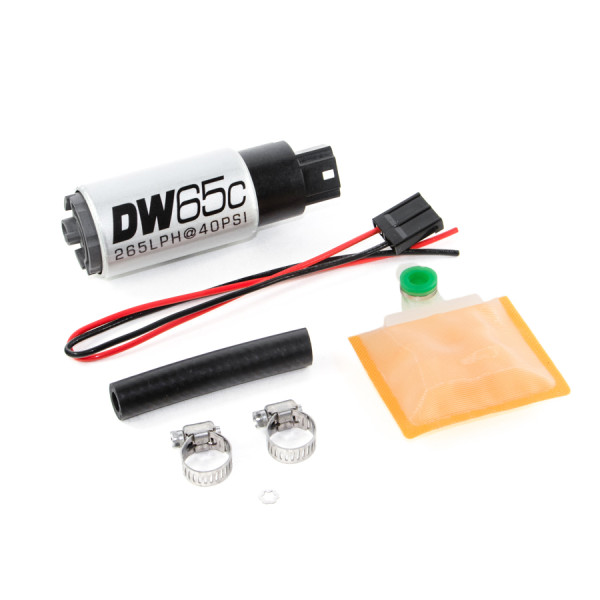 Deatschwerks DW65C 265 L/h E85 Benzinpumpe, Universal Einbau Kit