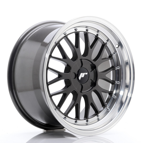 Japan Racing Felge JR23 18x9,5 ET25-48 5H BLANK Hyper Gray w/Machined Lip