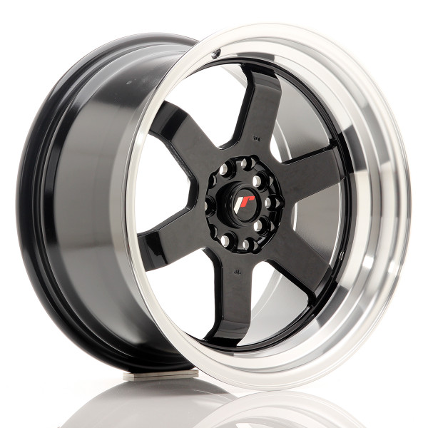 Japan Racing Felge JR12 17x9 ET25 5x112/120 Gloss Black w/Machined Lip