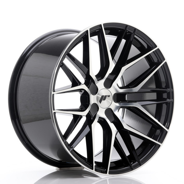 Japan Racing Felge JR28 19x10,5 ET20-40 5H BLANK Gloss Black Machined Face