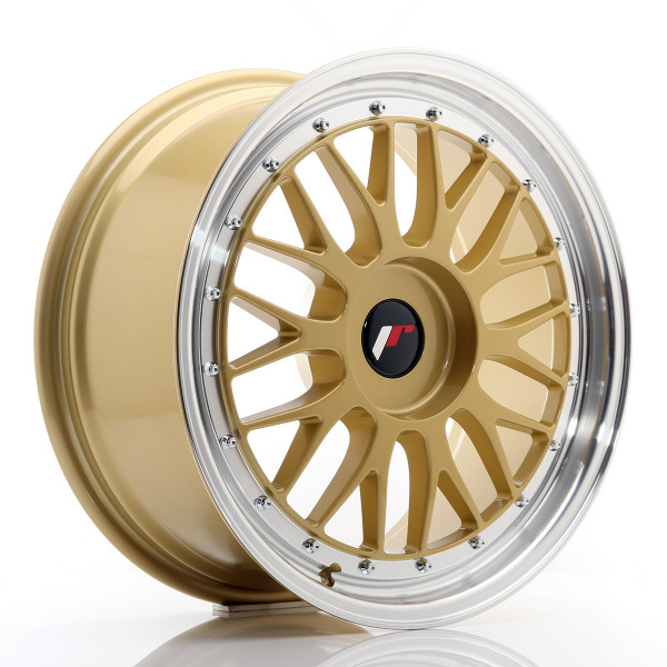 Japan Racing Felge JR23 18x8 ET30-45 BLANK Gold w/Machined Lip