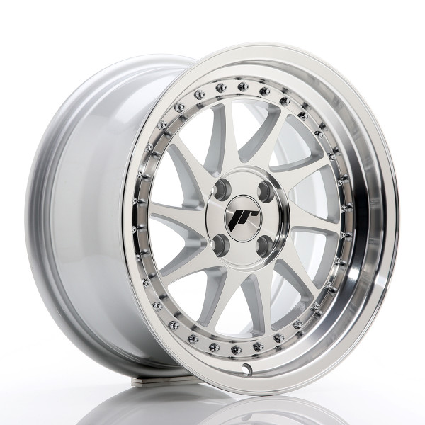 Japan Racing Felge JR26 16x8 ET30 4x100 Silver Machined Face