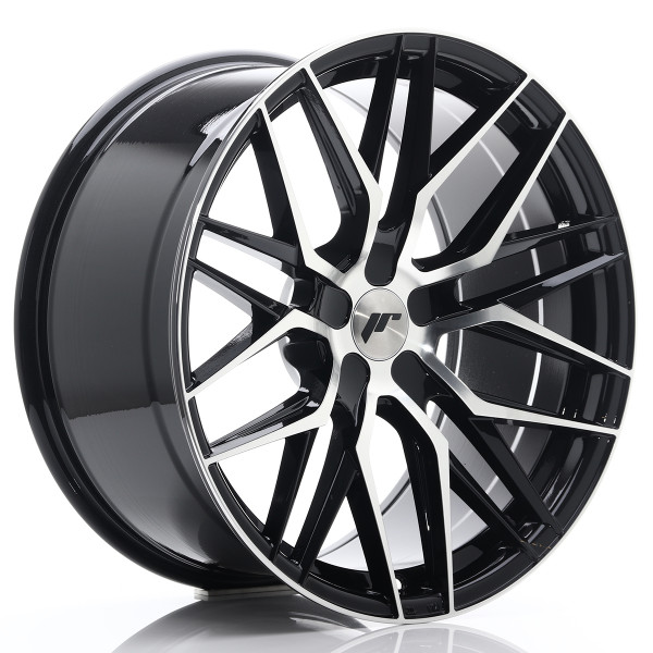 Japan Racing Felge JR28 20x10 ET20-40 5H BLANK Gloss Black Machined Face