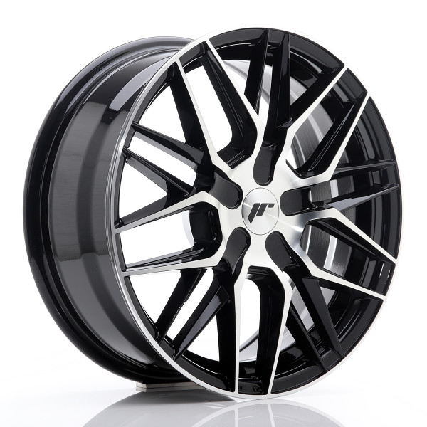 Japan Racing Felge JR28 17x8 ET25-40 BLANK Gloss Black Machined Face