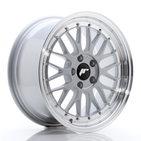 Japan Racing Felge JR23 17x8 ET20 5x120 Hyper Silver w/Machined Lip