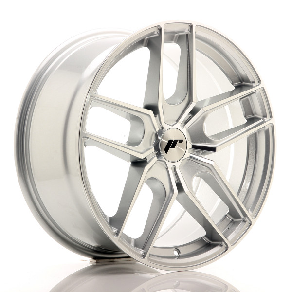 Japan Racing Felge JR25 18x8,5 ET20-40 5H BLANK Silver Machined Face