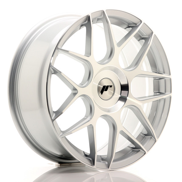 Japan Racing Felge JR18 18x7,5 ET35-40 BLANK Silver Machined Face