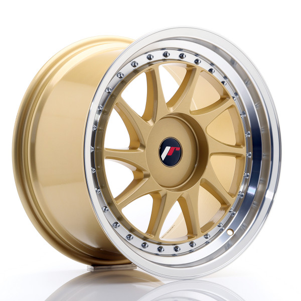 Japan Racing Felge JR26 18x9,5 ET20-40 BLANK Gold w/Machined Lip