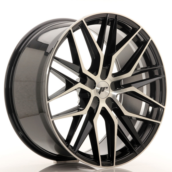 Japan Racing Felge JR28 22x10,5 ET15-50 5H BLANK Gloss Black Machined Face