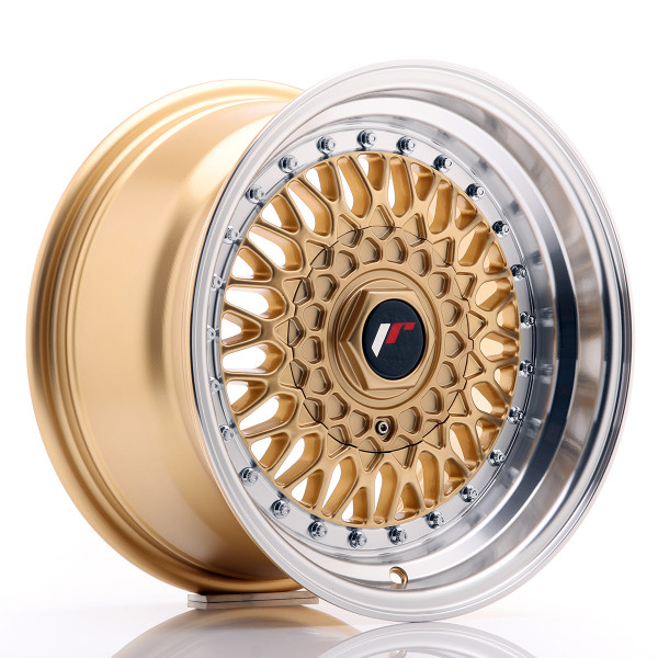 Japan Racing Felge JR9 15x8 ET20 BLANK Gold w/Machined Lip