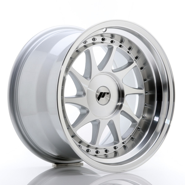 Japan Racing Felge JR26 17x10 ET0-25 BLANK Silver Machined Face