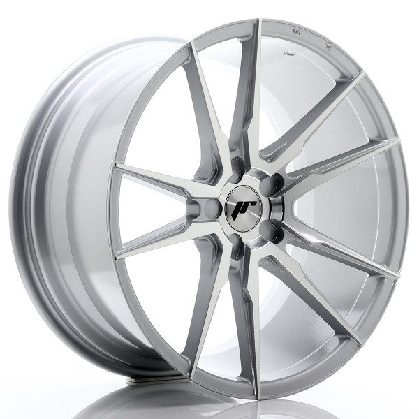 Japan Racing Felge JR21 20x10 ET20-40 5H BLANK Silver Machined Face