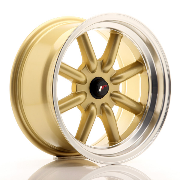 Japan Racing Felge JR19 16x8 ET-20-0 BLANK Gold w/Machined Lip