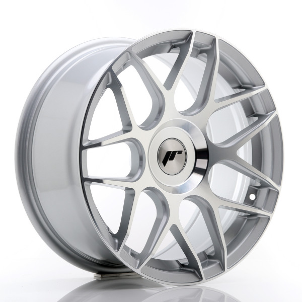 Japan Racing Felge JR18 17x8 ET25-35 BLANK Silver Machined Face