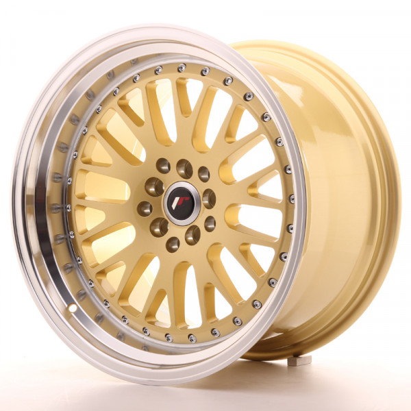 Japan Racing Felge JR10 18x10,5 ET25 5x112/114,3 Gold w/Machined Lip