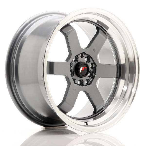 Japan Racing Felge JR12 17x9 ET25 5x100/114 Gun Metal w/Machined Lip