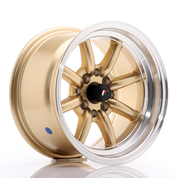 Japan Racing Felge JR19 14x8 ET-13 4x100/114 Gold w/Machined Lip