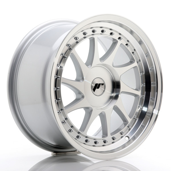 Japan Racing Felge JR26 17x9 ET20-35 BLANK Silver Machined Face