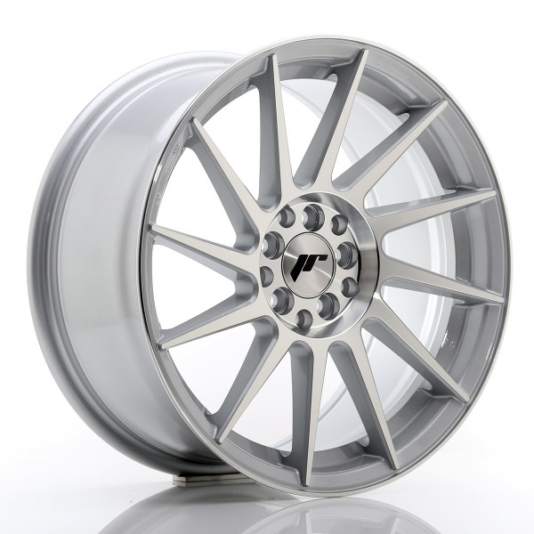 Japan Racing Felge JR22 18x7,5 ET40 5x112/114 Silver Machined Face