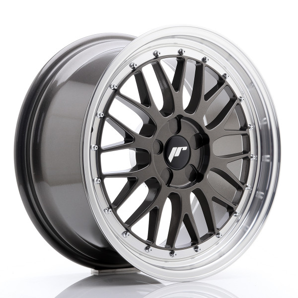 Japan Racing Felge JR23 18x8,5 ET25-48 5H BLANK Hyper Gray w/Machined Lip