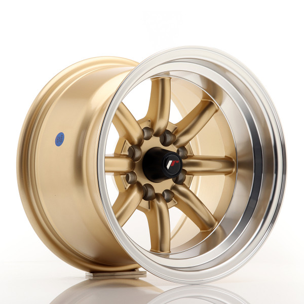 Japan Racing Felge JR19 14x9 ET-25 4x100/114 Gold w/Machined Lip