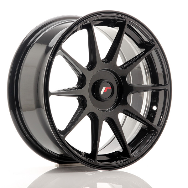 Japan Racing Felge JR11 17x7,25 ET35-40 Blank Glossy Black