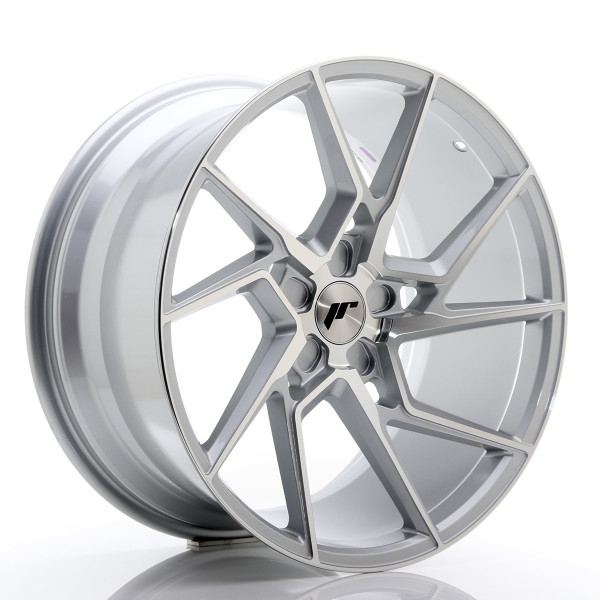 Japan Racing Felge JR33 20x10 ET20-40 5H BLANK Silver Machined Face